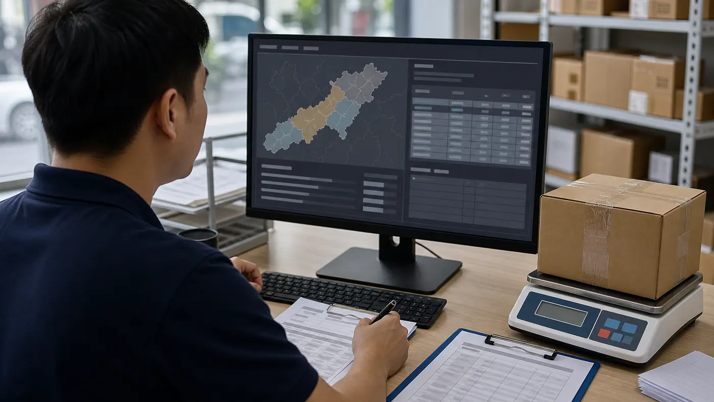 đối chiếu nấc cân và vùng cước